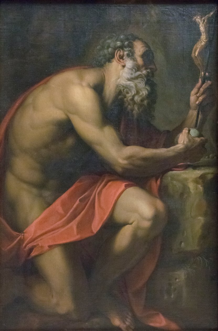 Pyhä Jerome od Agostino Carracci
