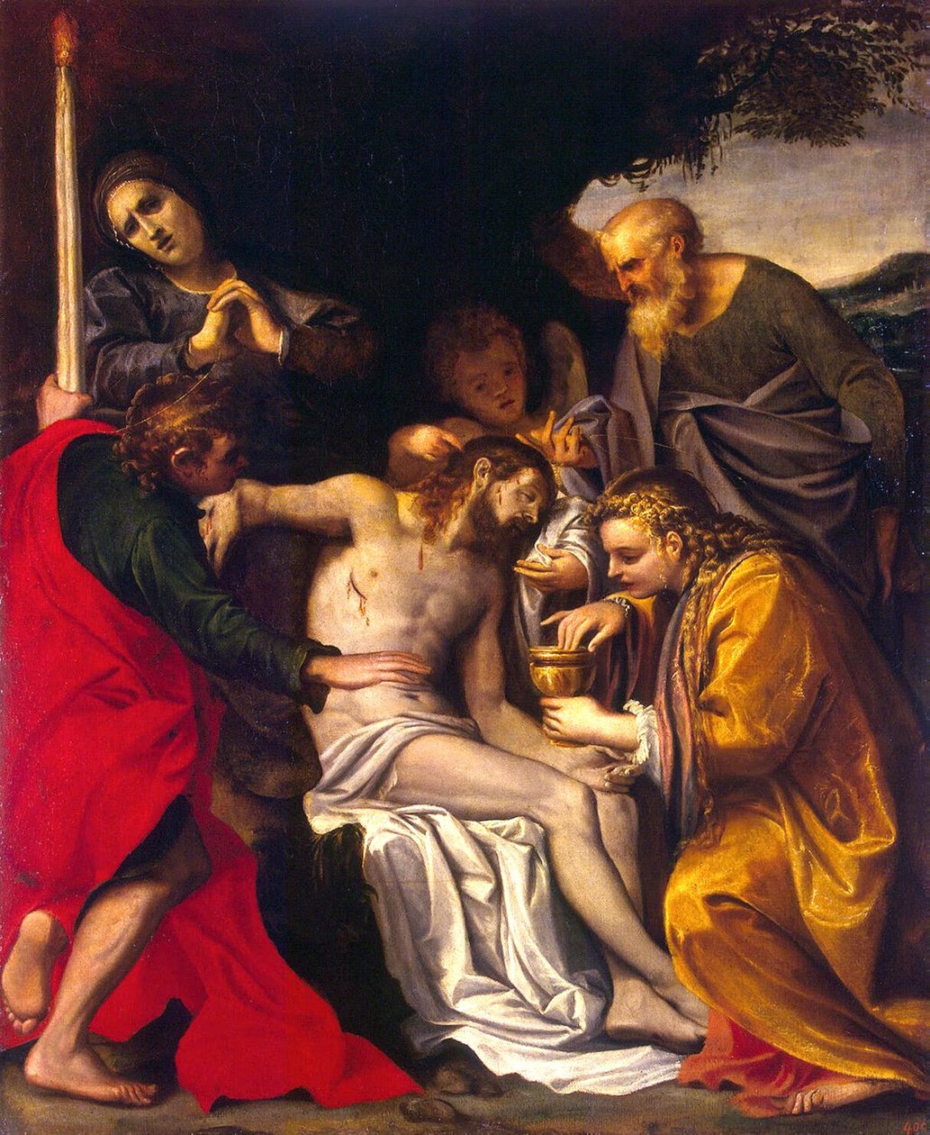 Kristův nářek od Agostino Carracci