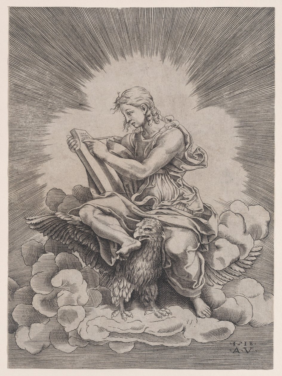 Svatý Jan z roku 1518. od Agostino Veneziano