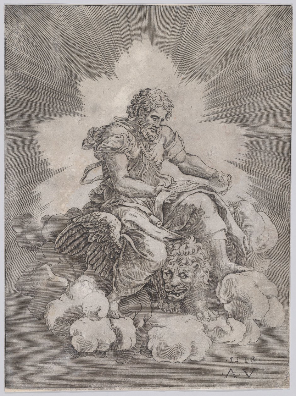 Svatý Marek z roku 1518. od Agostino Veneziano
