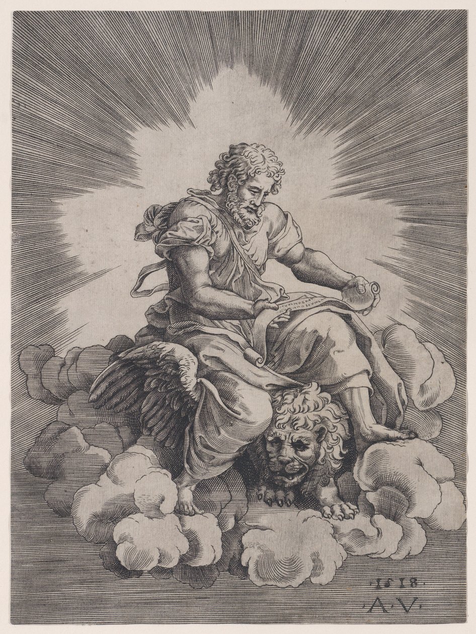 Svatý Marek z roku 1518. od Agostino Veneziano