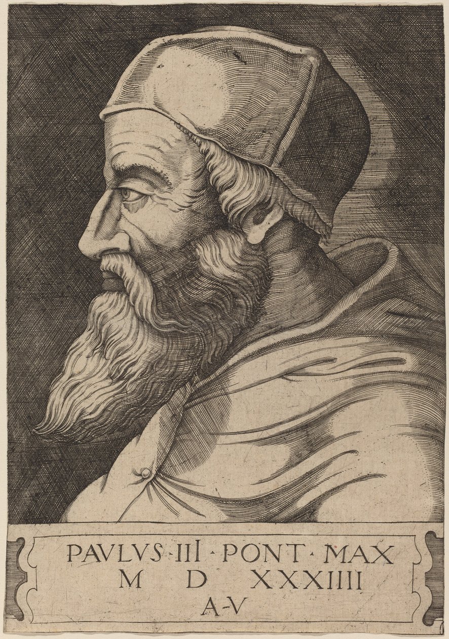 Papež Pavel III od Agostino dei Musi