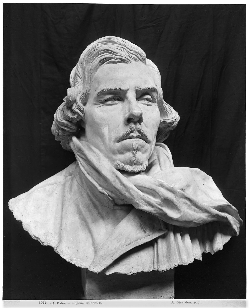 Busta Eugene Delacroix (1798-1863) (sádra) od Aime Jules Dalou