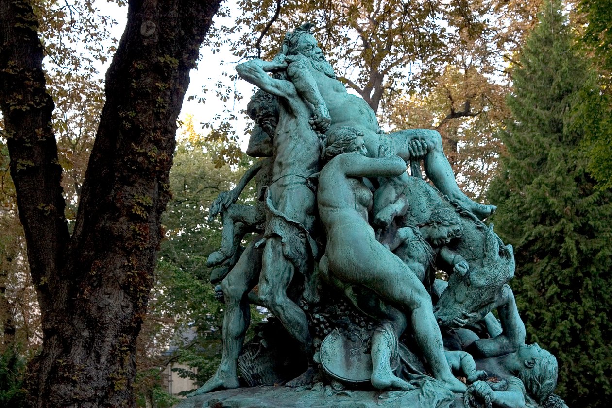 Triumf Silenus (bronz) (viz také 252668) od Aime Jules Dalou