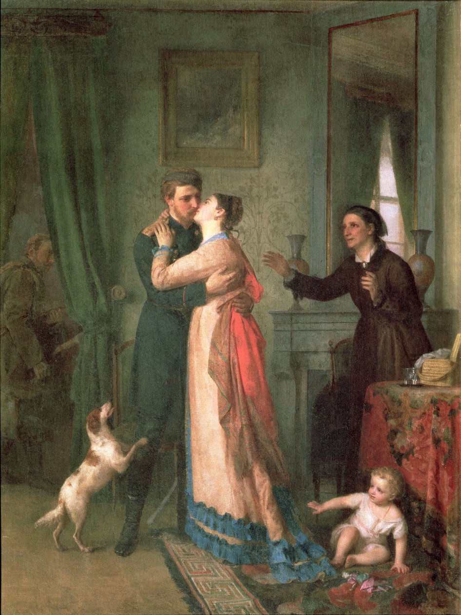 Návrat po válce, 1878 od Akim Egorovich Karneev
