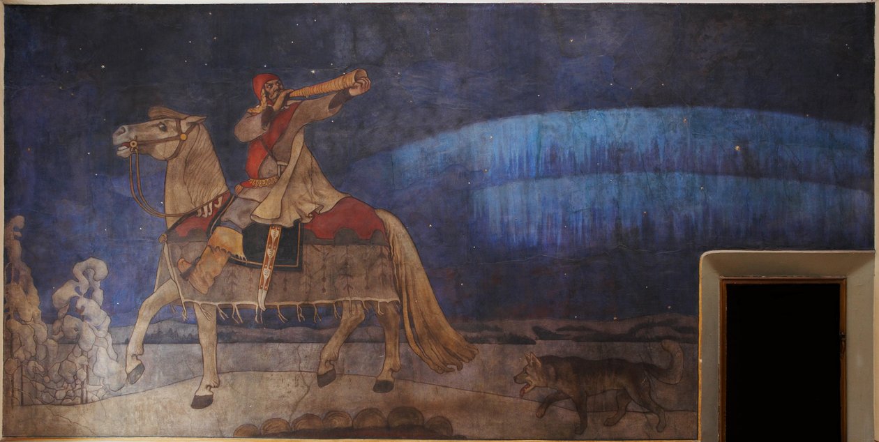 Kullervo jezdí do války, 1901 od Akseli Gallen Kallela