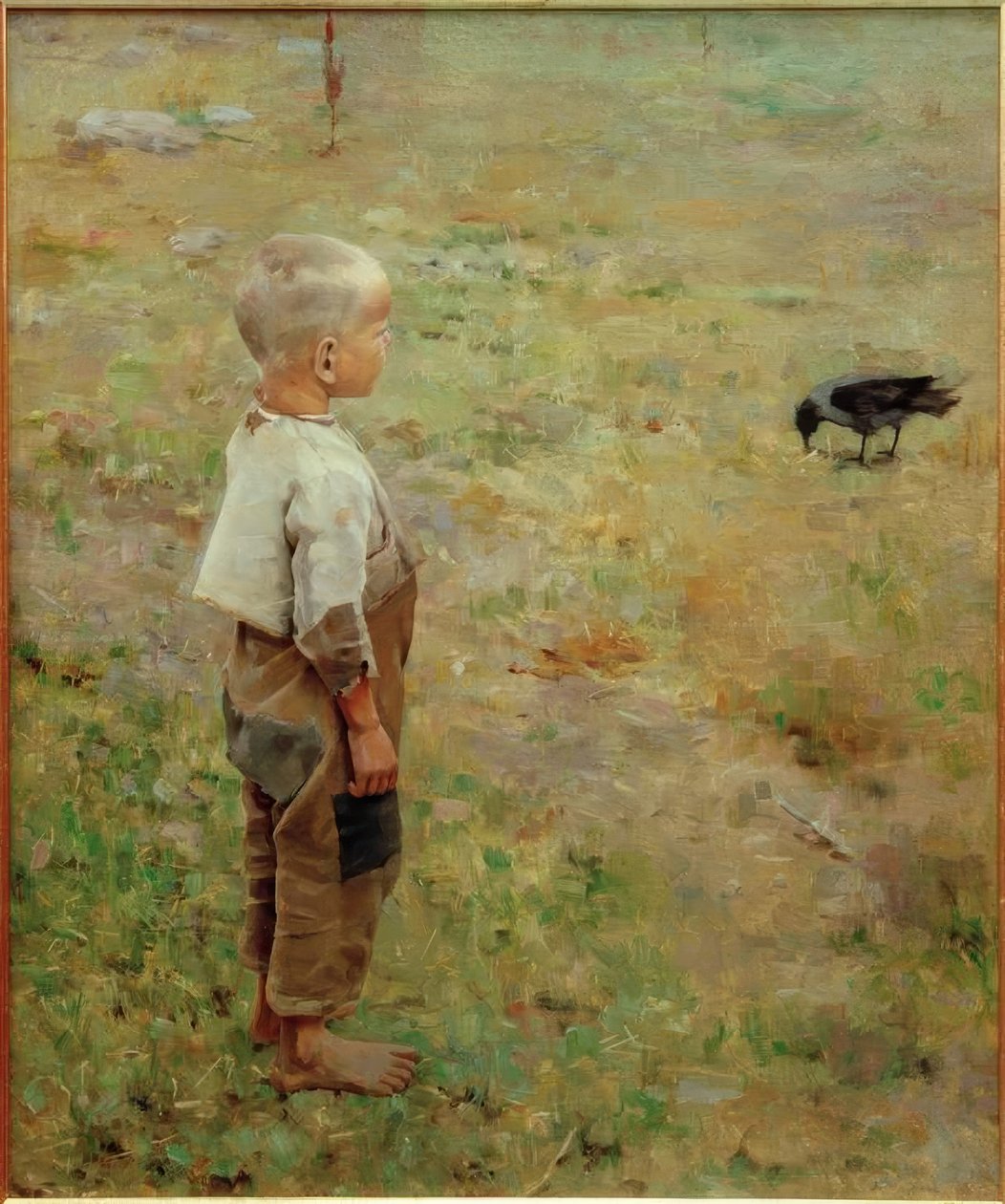Chlapec a vrána od Akseli Valdemar Gallen Kallela