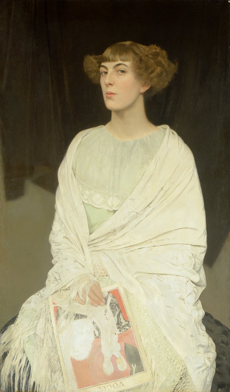 Isabella Holding Vogue, 1928 od Alan Beeton