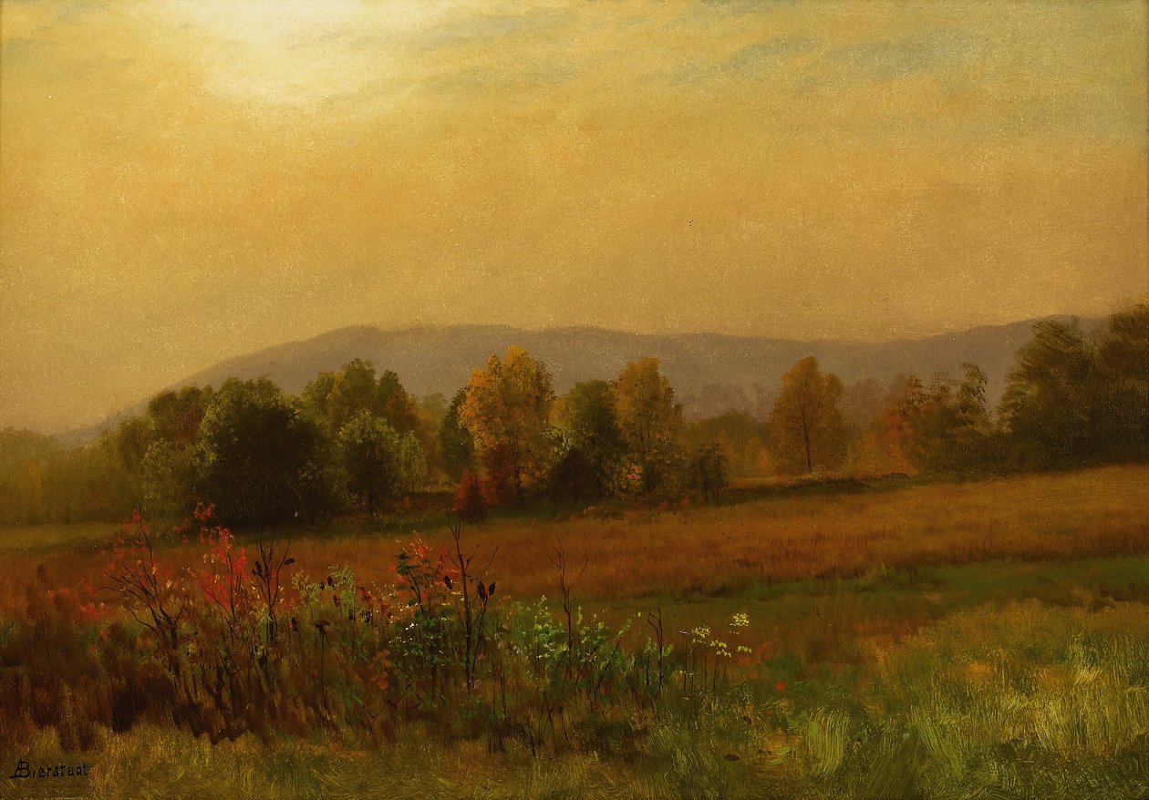 Podzimní krajina od Albert Bierstadt