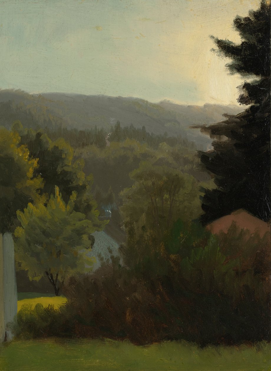 Zalesněné kopce od Albert Bierstadt