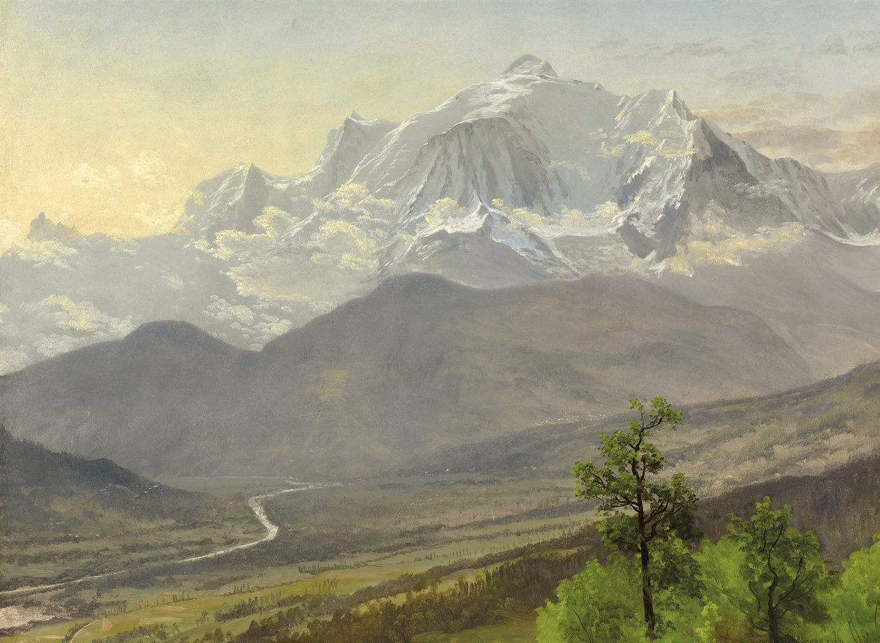 Mont Blanc od Albert Bierstadt