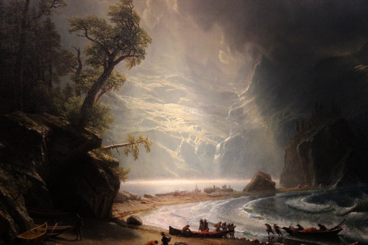 Zvuk Puget od Albert Bierstadt