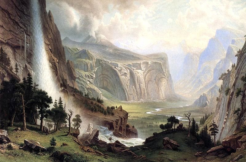 Kupole Yosemitů od Albert Bierstadt