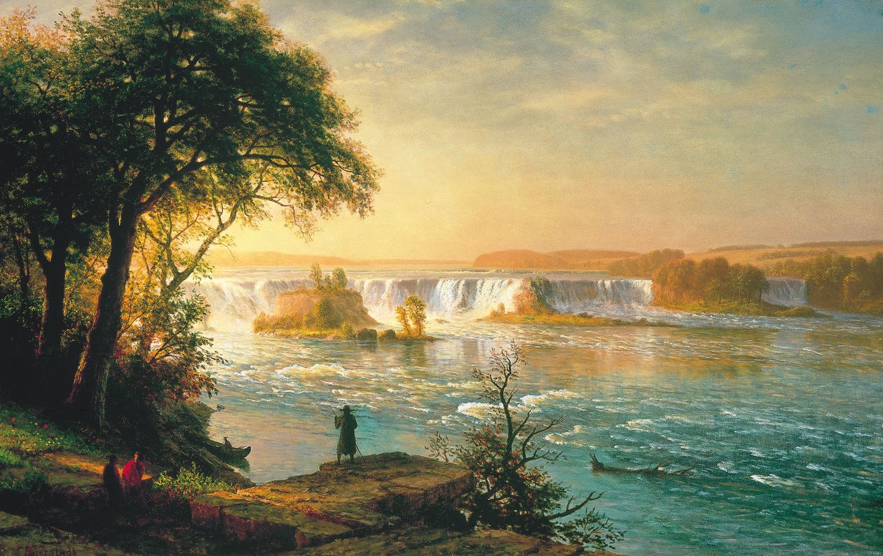 Vodopády svatého Antonína od Albert Bierstadt