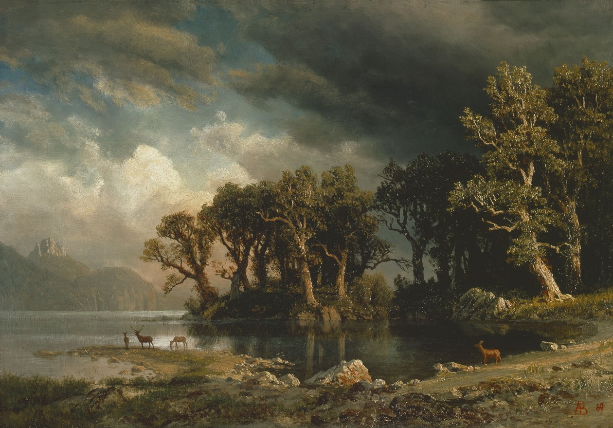 Nadcházející bouře od Albert Bierstadt