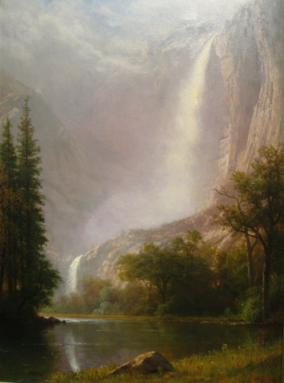 Yosemitské vodopády od Albert Bierstadt