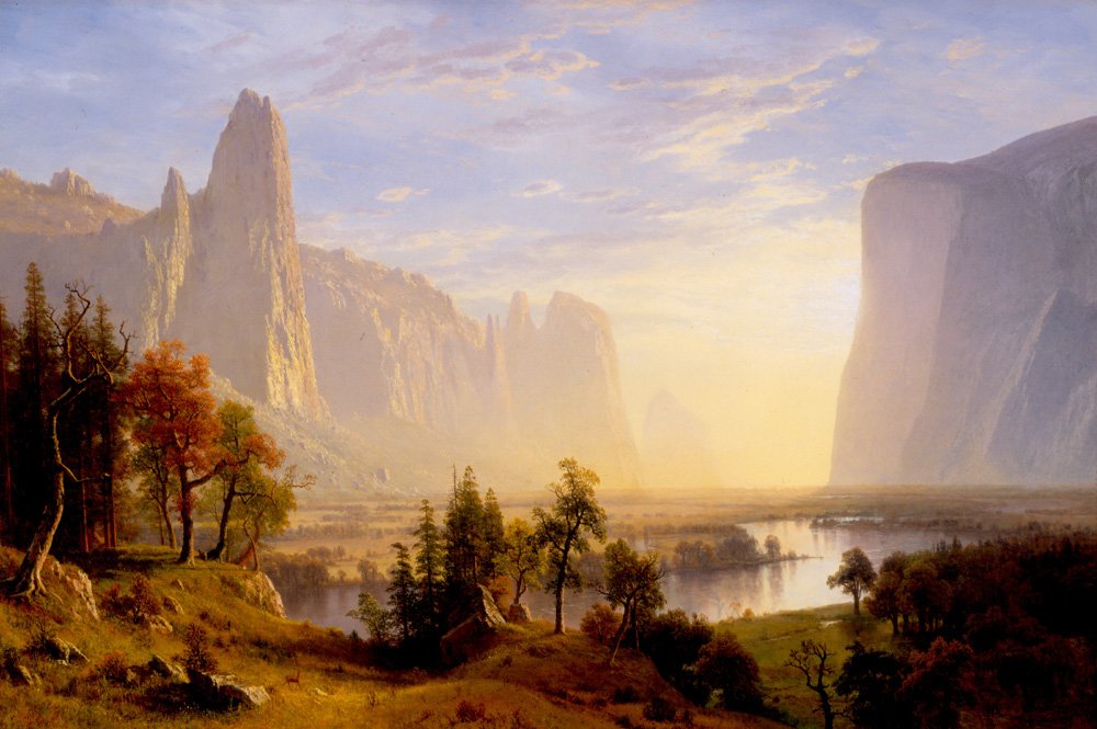 Yosemitské údolí od Albert Bierstadt
