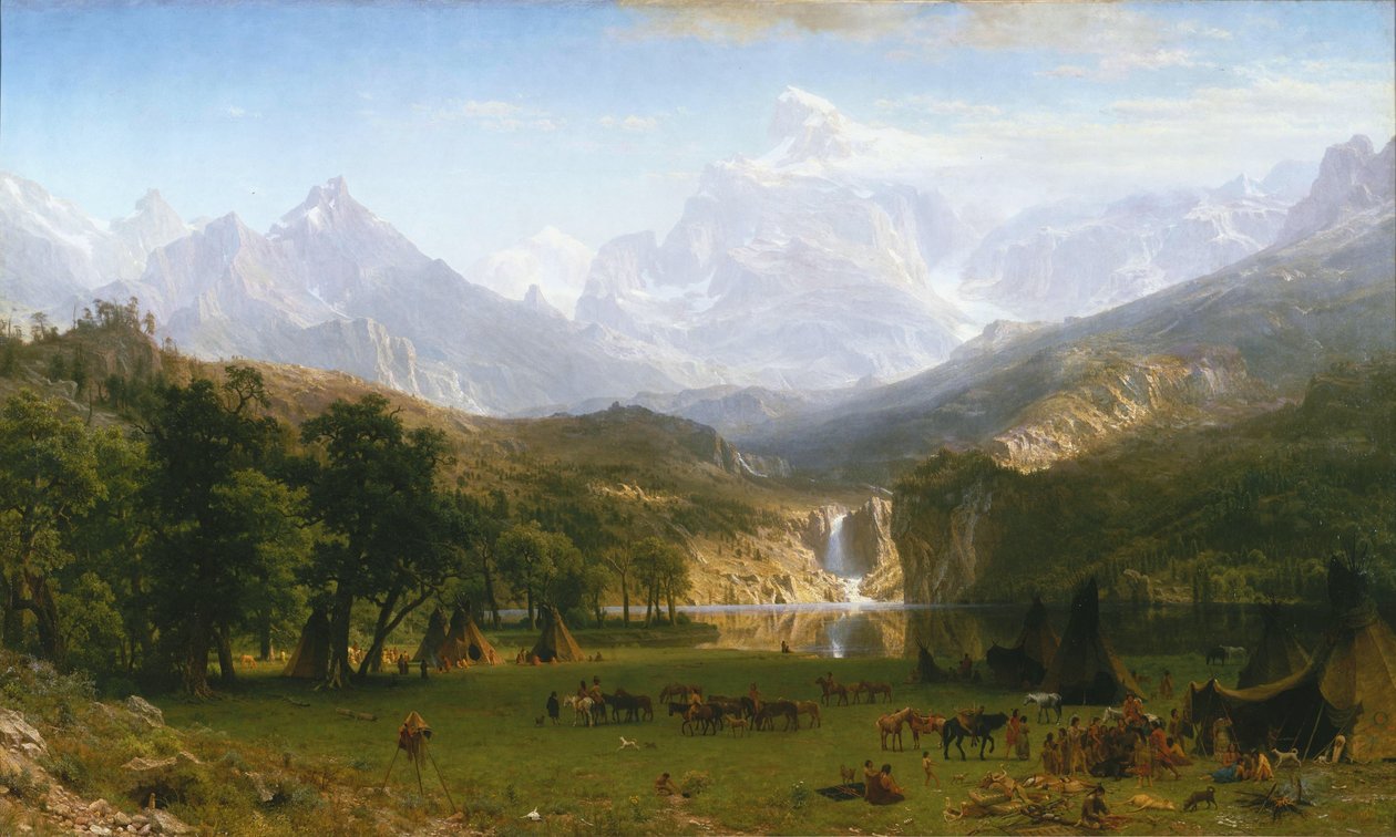 vrchol Bierstadt Landers od Albert Bierstadt