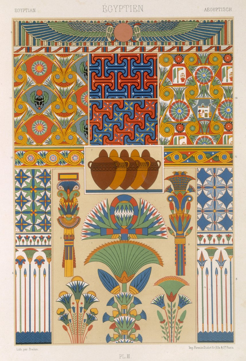 Egyptský styl, deska II z 