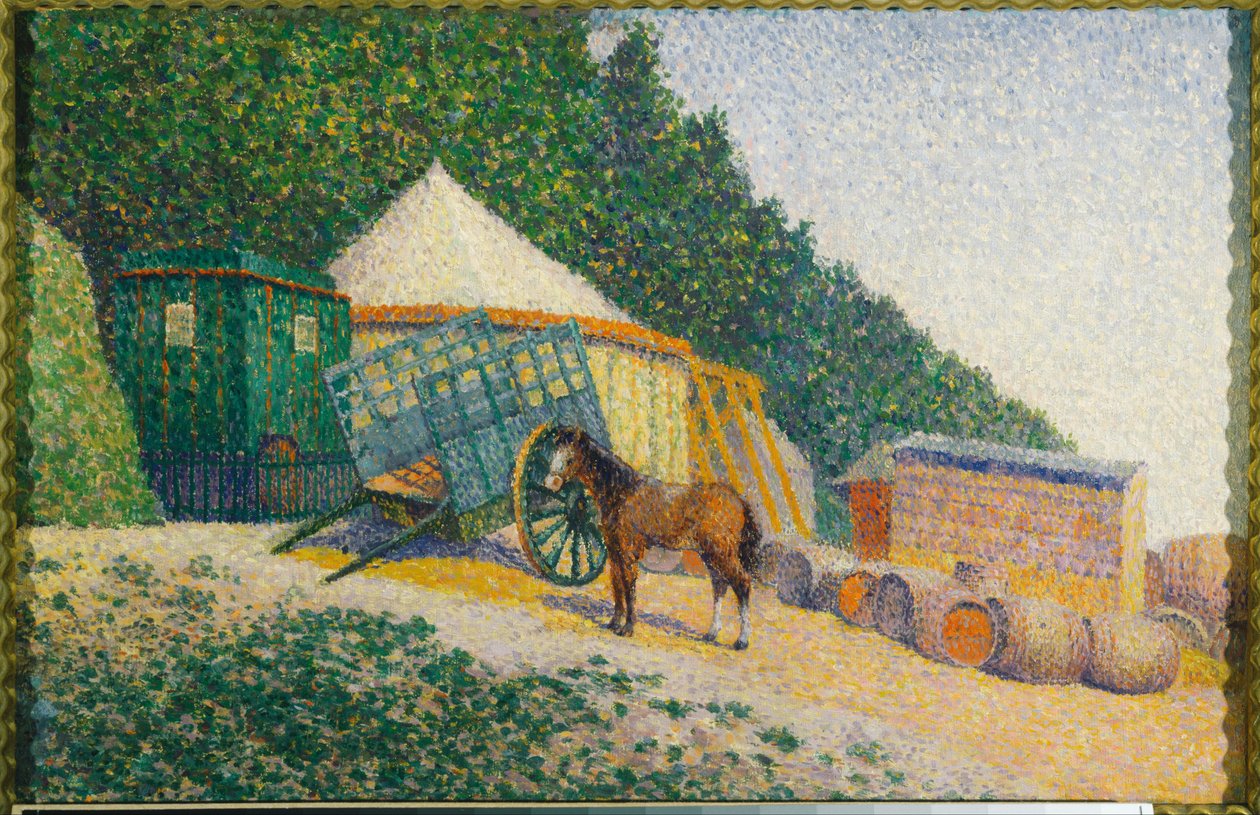 Malý cirkusový tábor od Albert Dubois Pillet