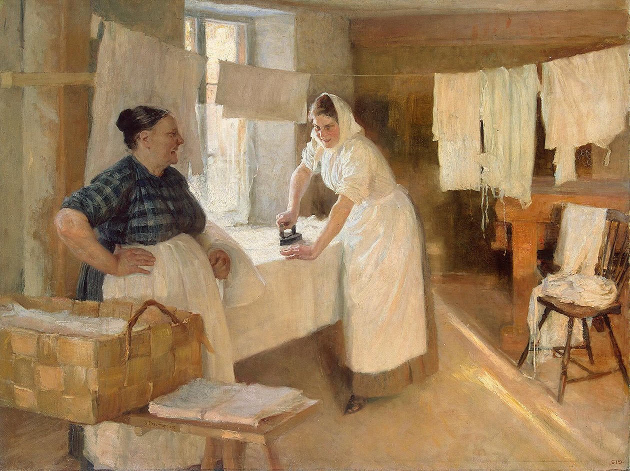 Laundresses od Albert Gustaf Aristides Edelfelt