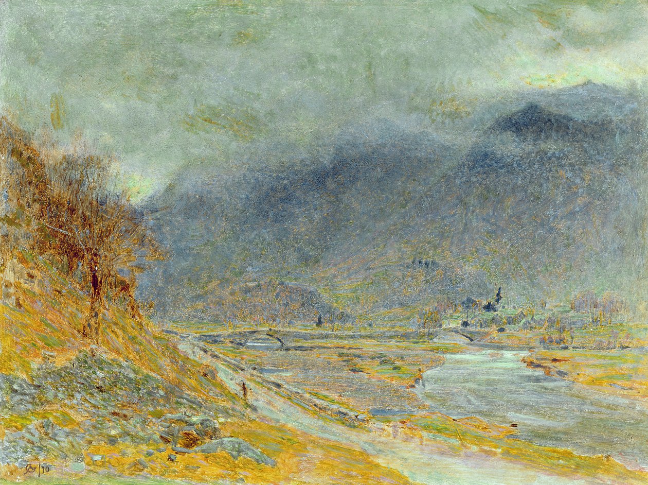 Horská mlha, 1870 od Albert Goodwin