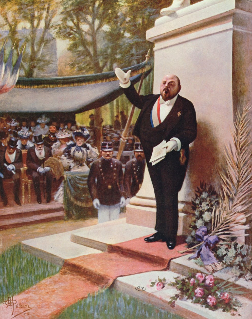 Inaugurace pomníku, 1905 od Albert Guillaume