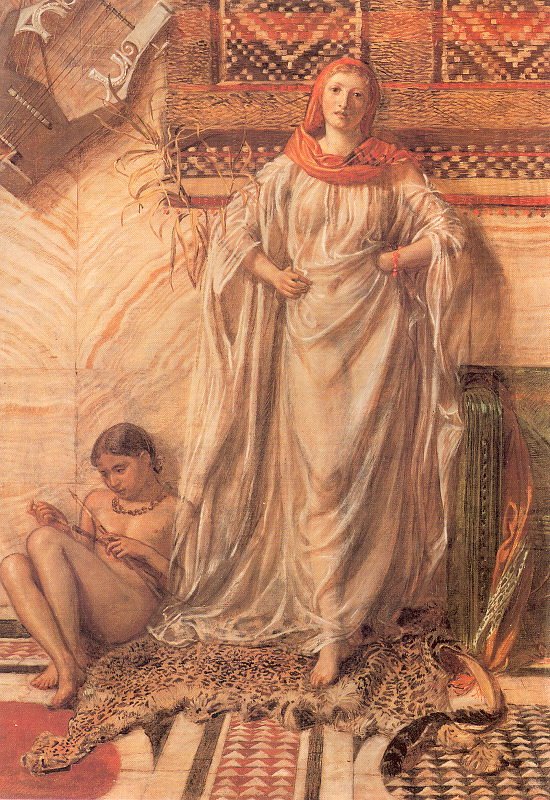 Tančící dívka odpočívá od Albert Joseph Moore