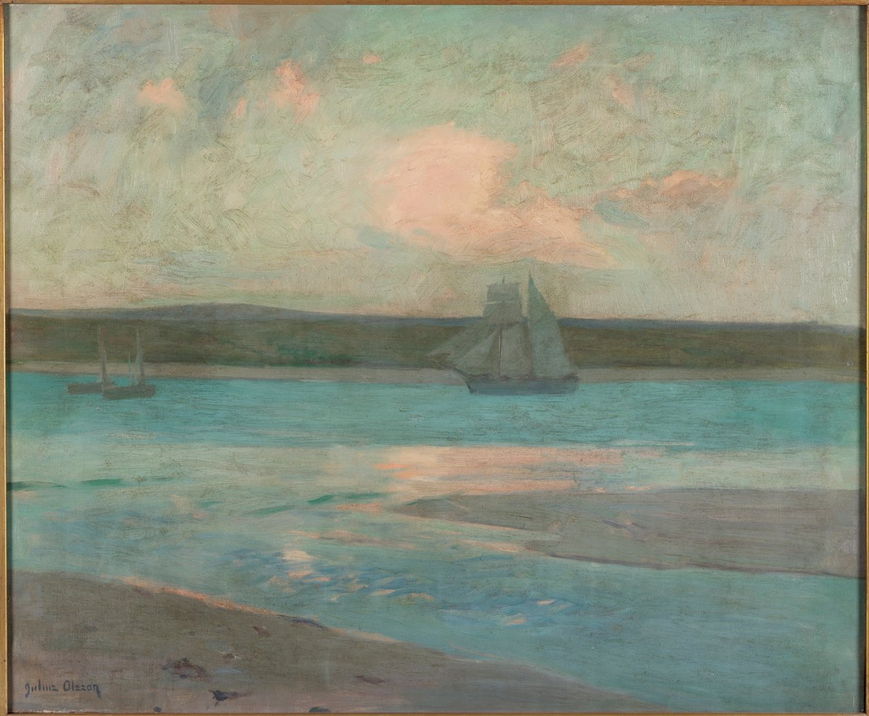 Večer, St Ives od Albert Julius Olsson