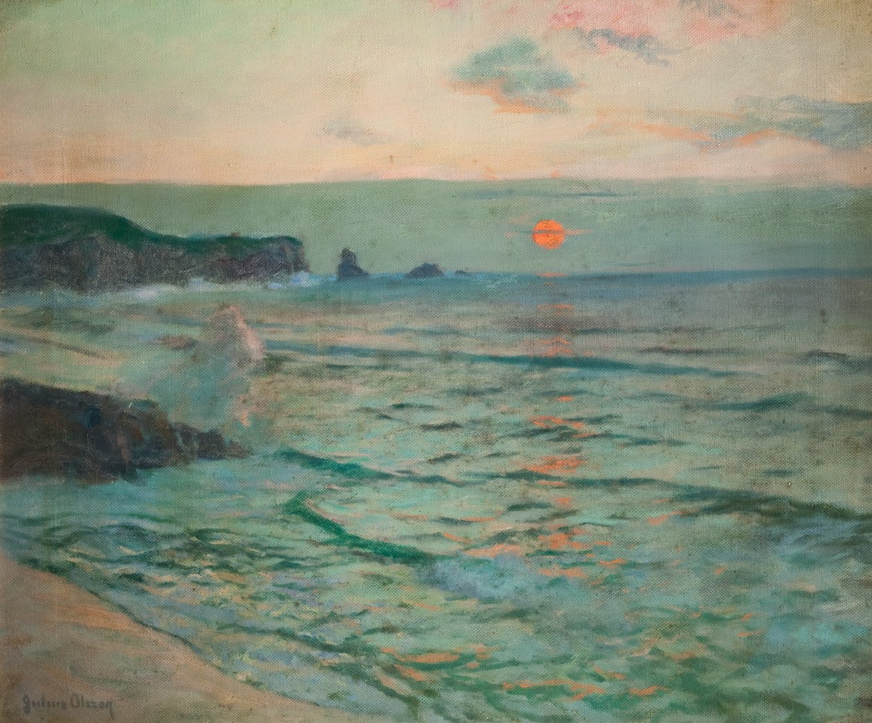 Příliv od Albert Julius Olsson