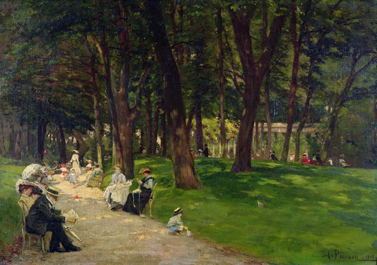 V parku, 1903 od Albert Leopold Pierson