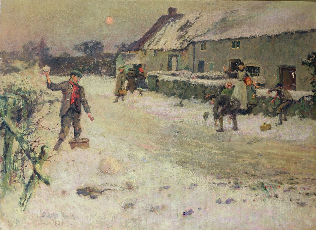 Sněhová koule, 1899 od Albert Woods