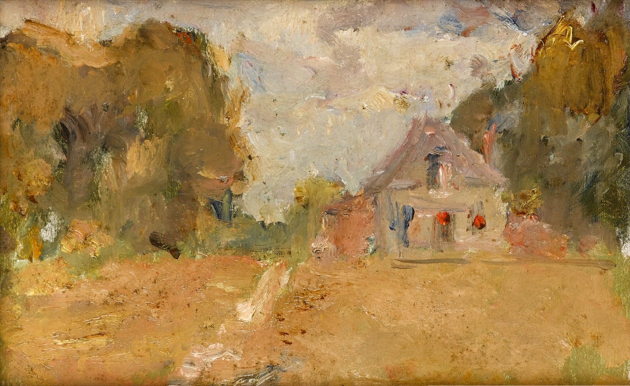 Pošta, Saint-Hubert, Rozay-en-Brie, Seine-et-Marne, Île-de-France, c.1890 od Albert de Belleroche