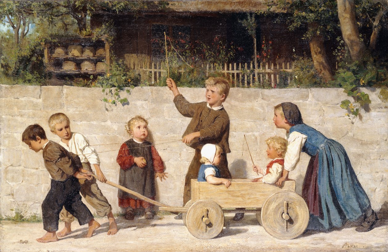 Dětský tým, 1868 od Albert Anker