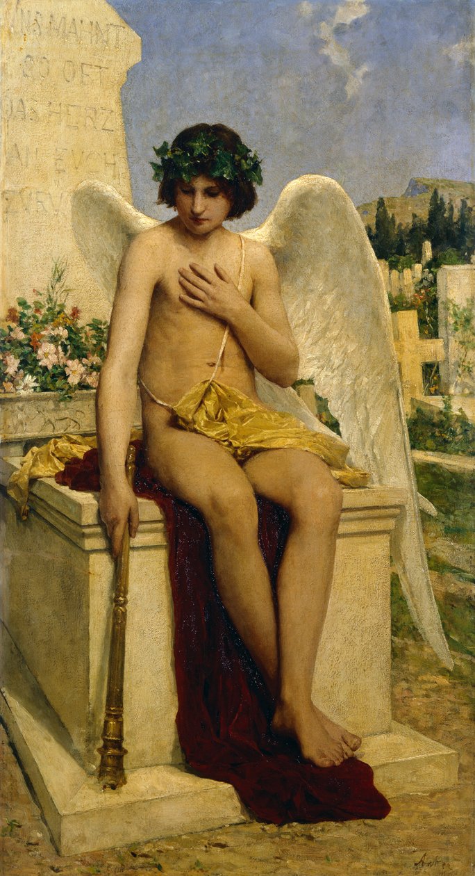 Génius smrti od Albert Anker