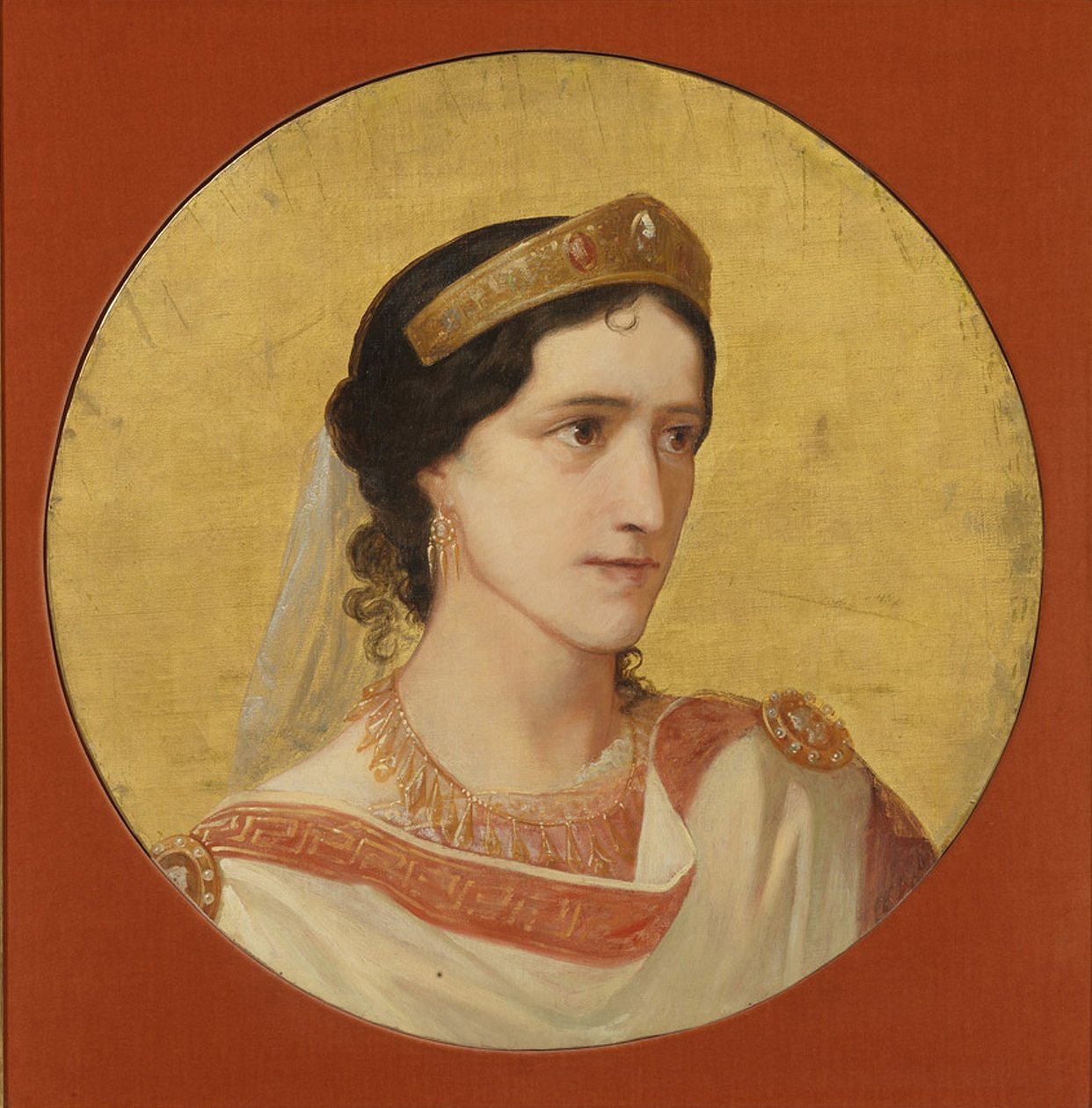 Elisa Rachel jako Phèdre od Albert Anker