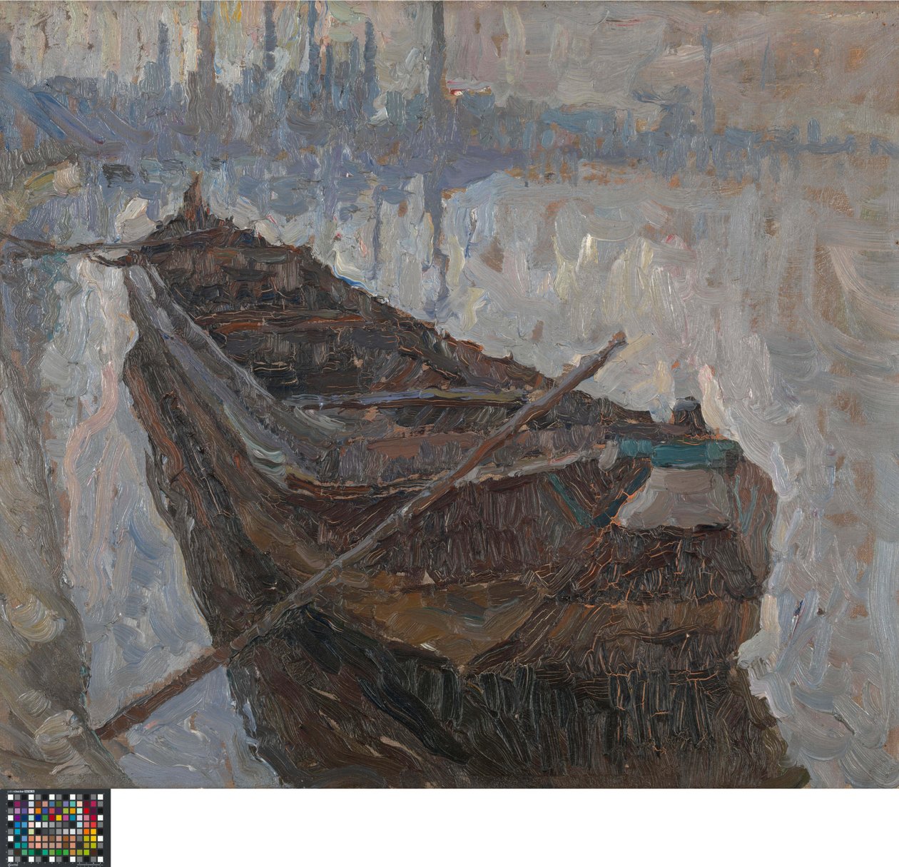 Loď na řece Meuse od Albert Baertsoen