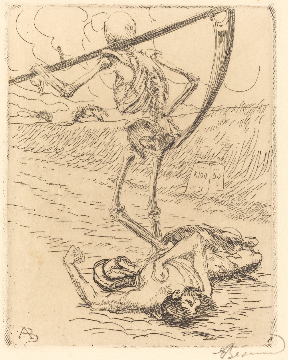 Lhostejný (lhostejný) od Albert Besnard