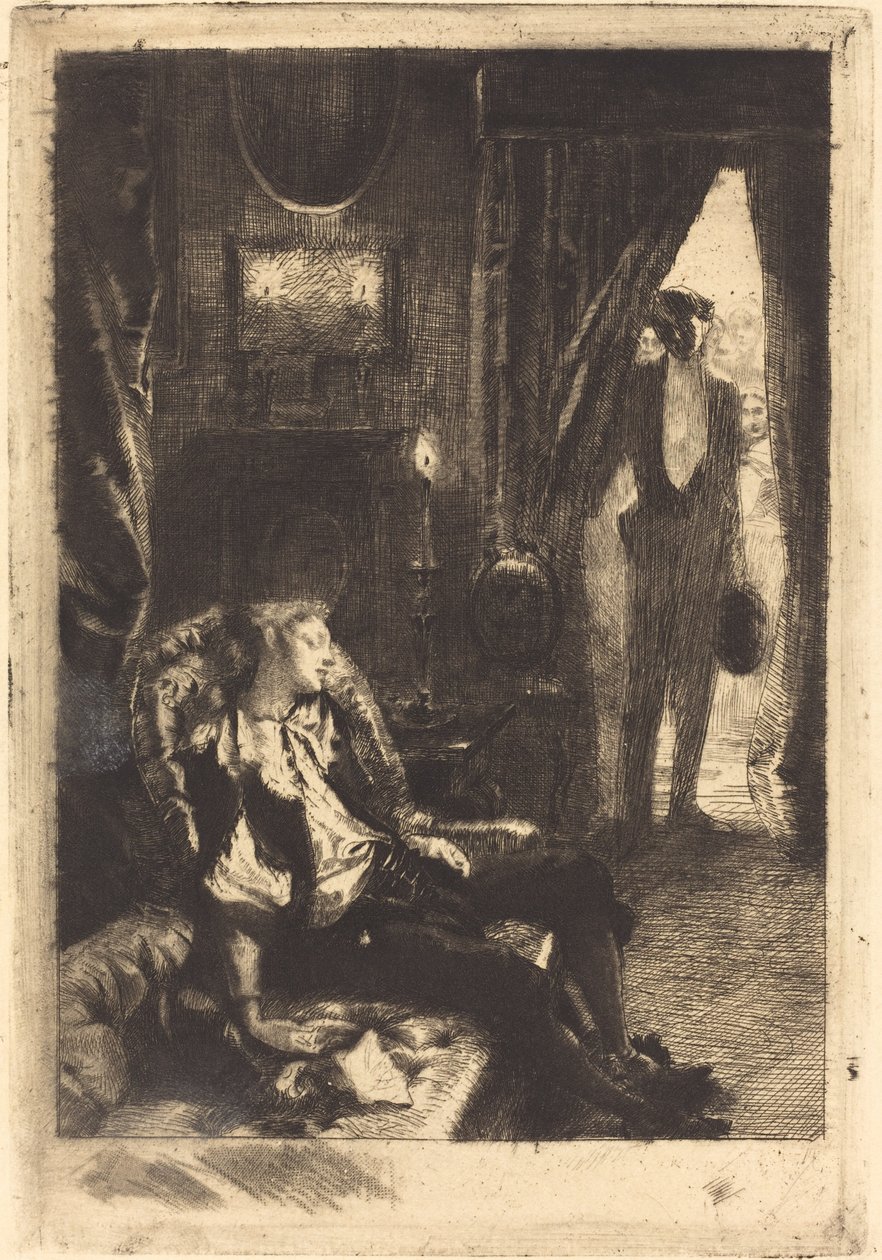 Iza spí od Albert Besnard