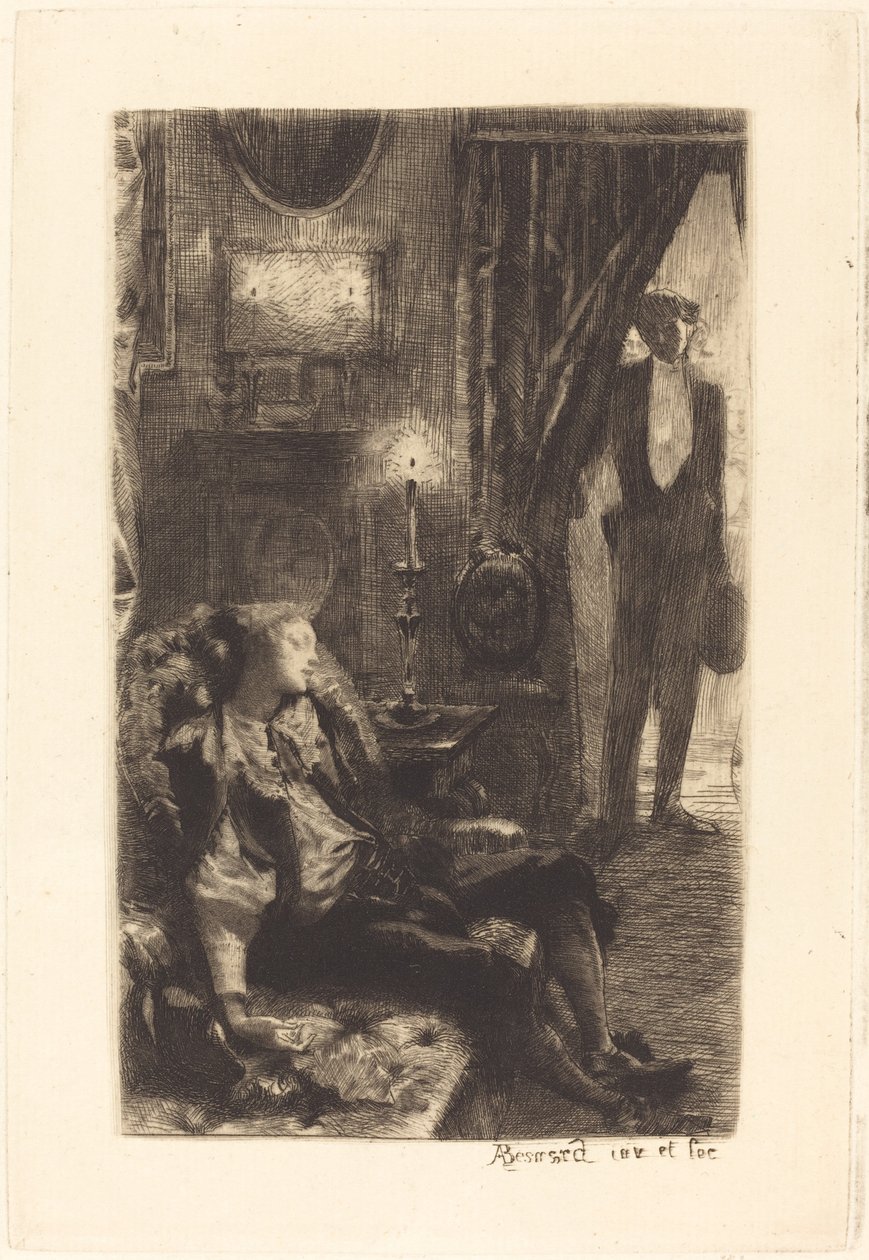Iza spí od Albert Besnard