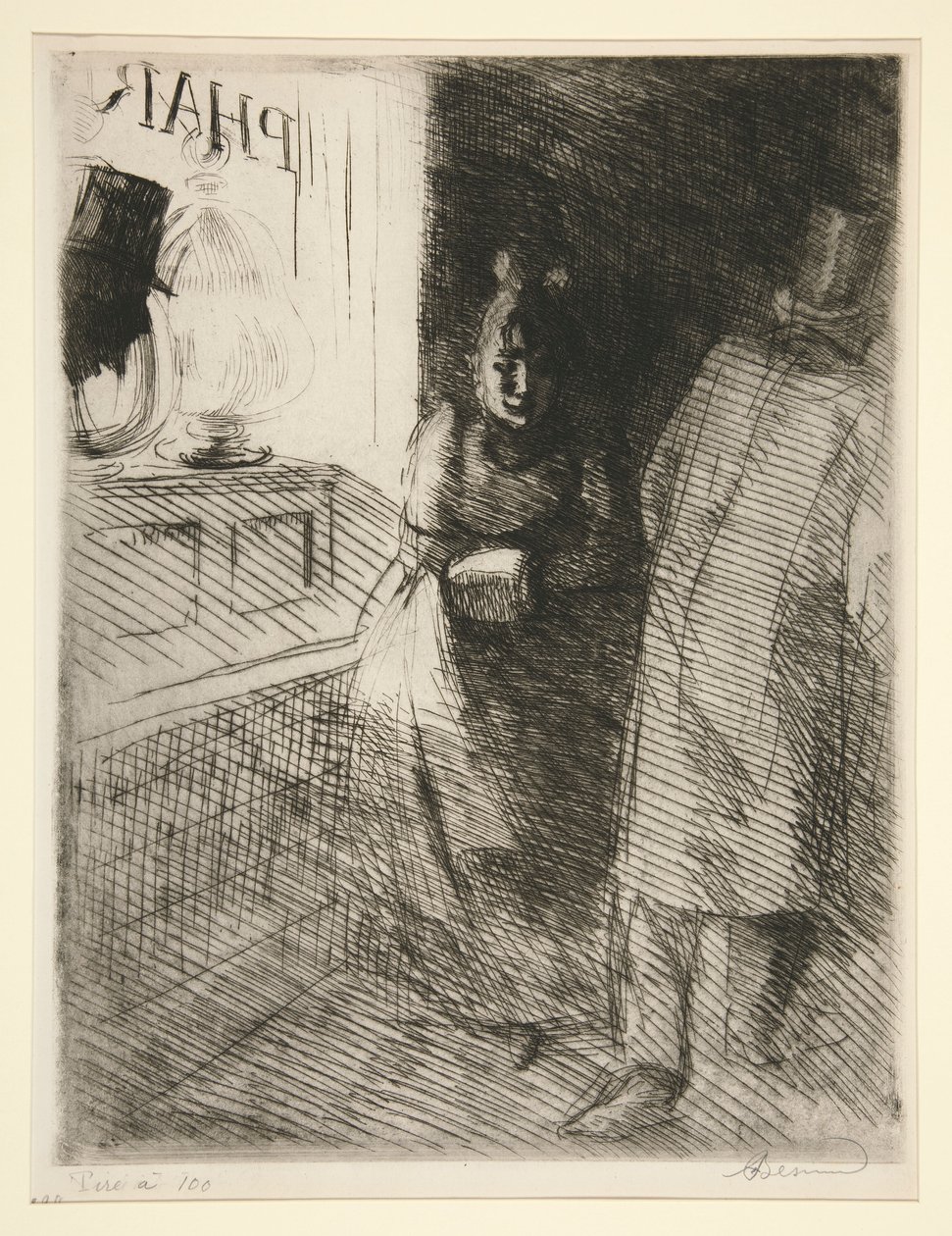 La Prostitution (Prostituce) od Albert Besnard