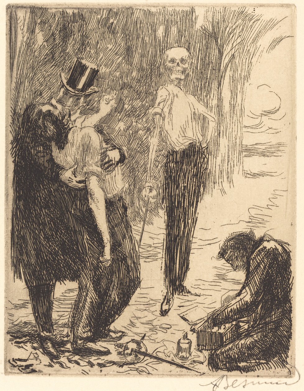 Duel od Albert Besnard
