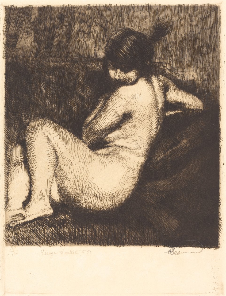 Opeřený turban od Albert Besnard