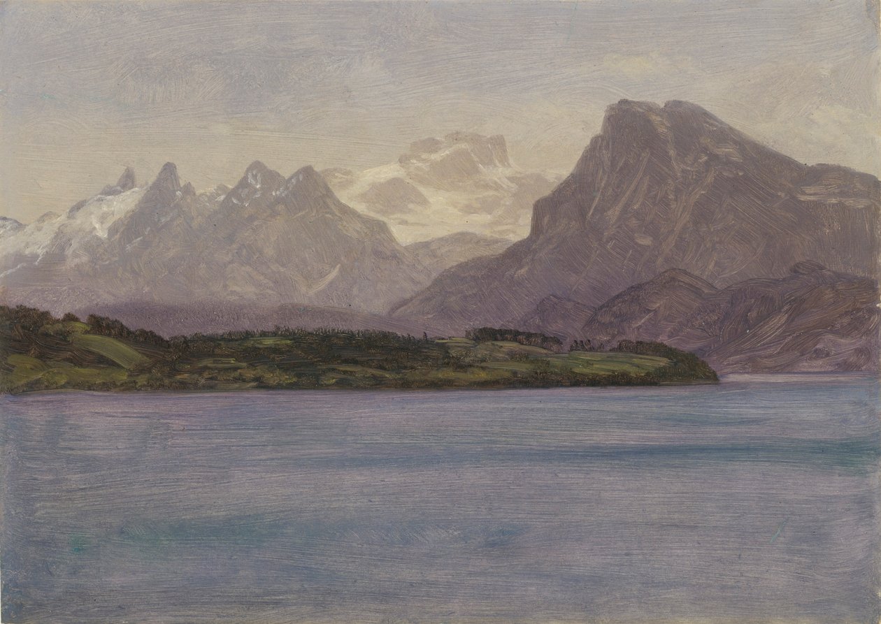 Pobřežní pásmo Aljašky od Albert Bierstadt