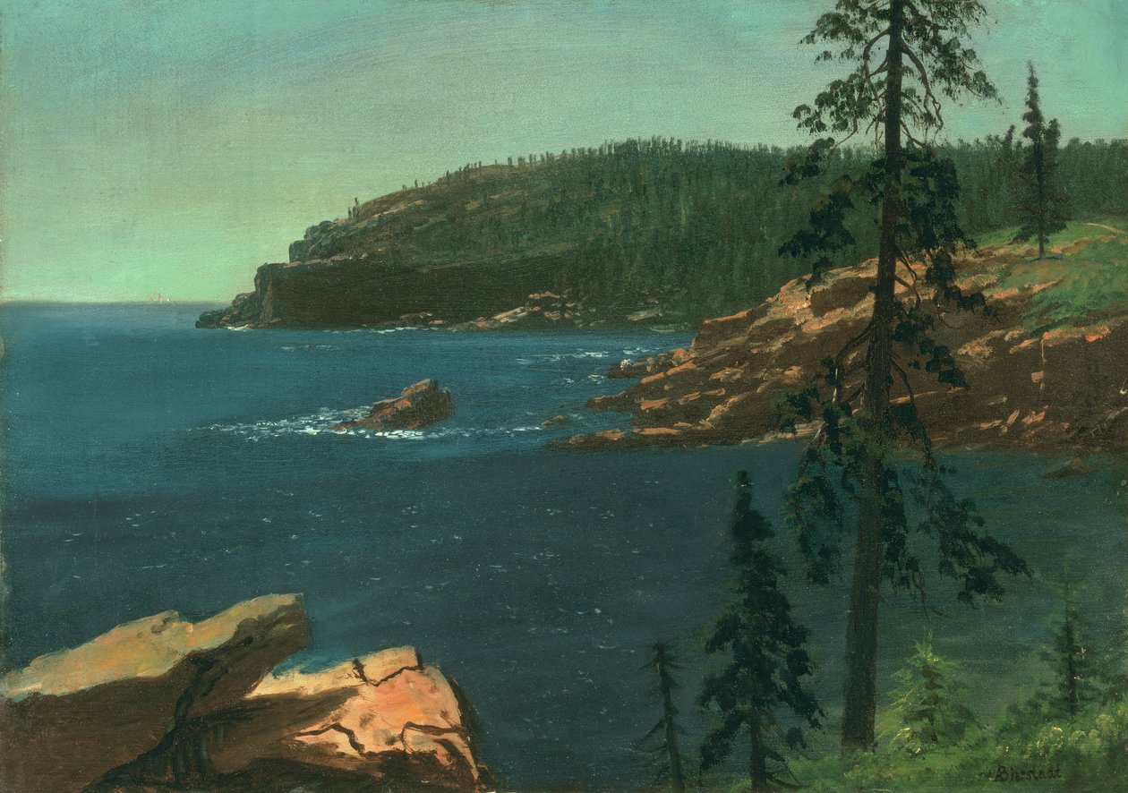 Pobřeží Kalifornie od Albert Bierstadt