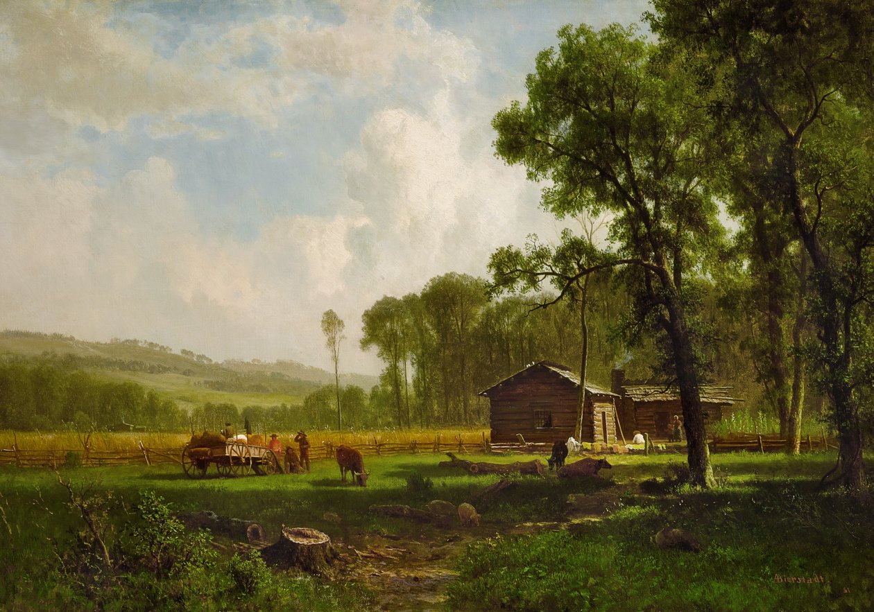 První osadníci od Albert Bierstadt