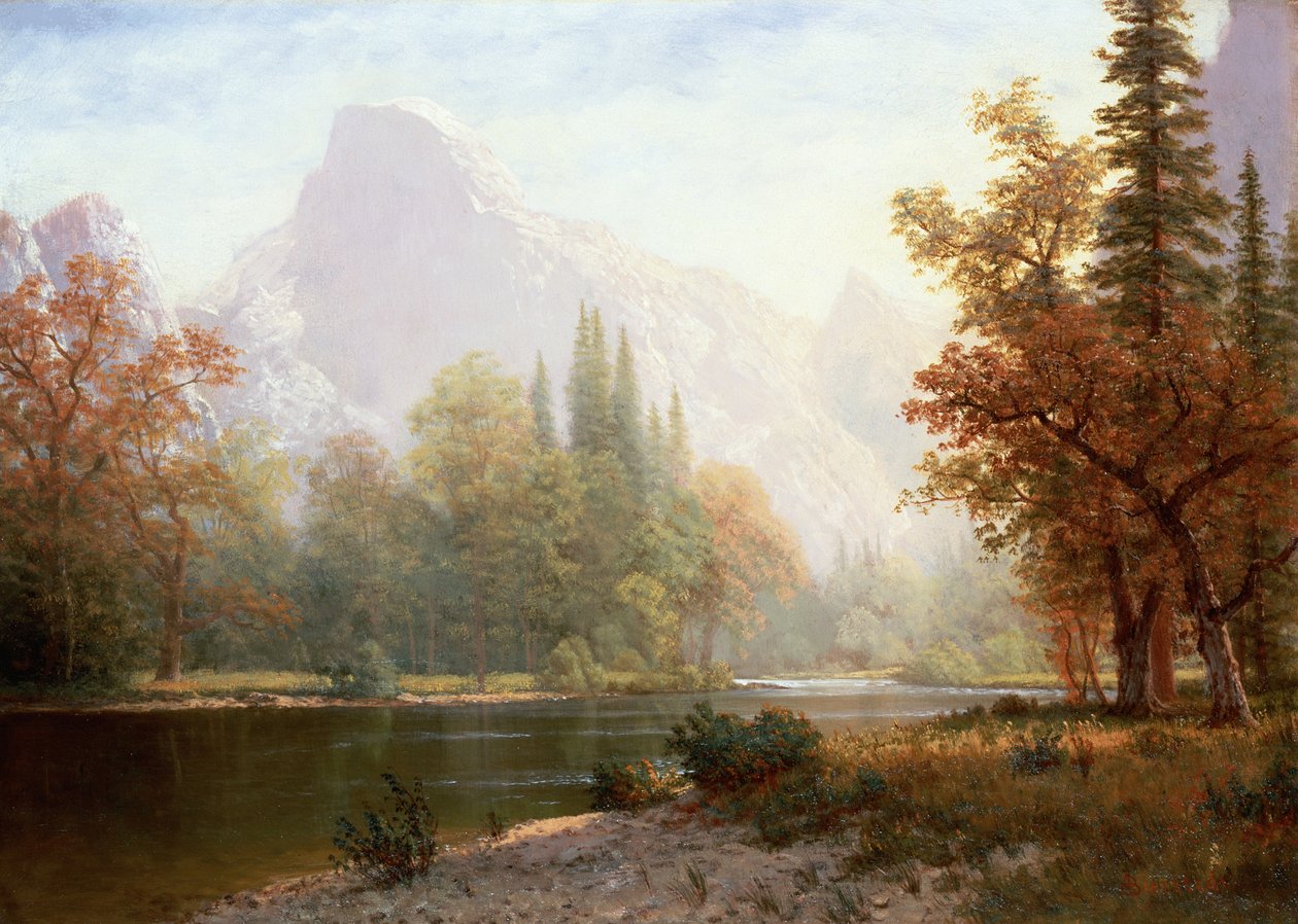 Half Dome, Yosemite od Albert Bierstadt