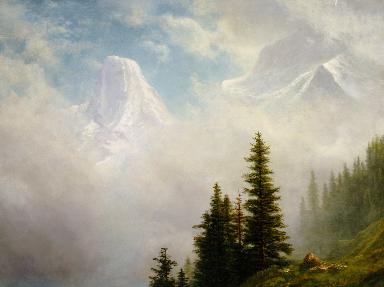 Vysoko v horách od Albert Bierstadt