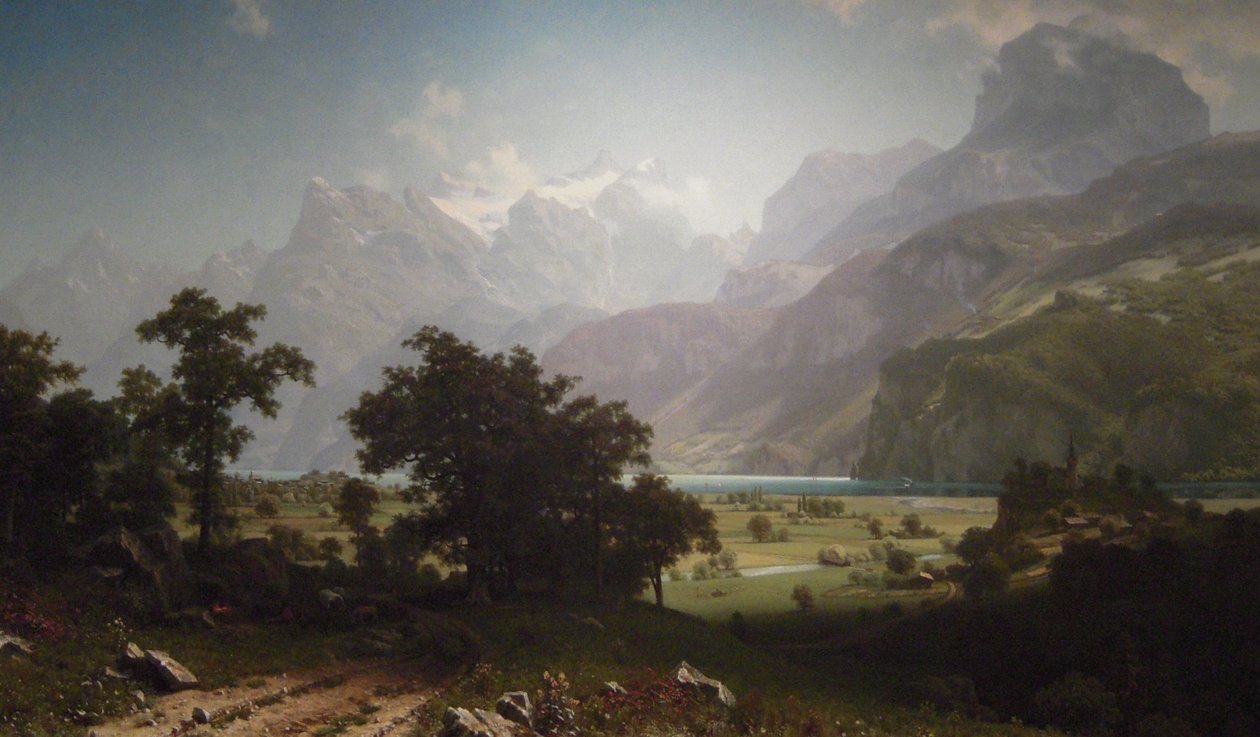 Jezero Lucerne od Albert Bierstadt