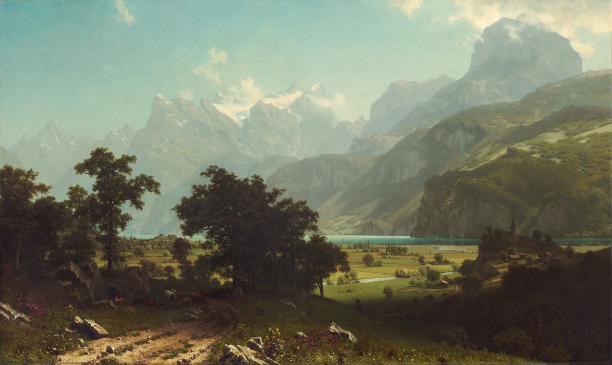 Lucernské jezero, 1858. od Albert Bierstadt